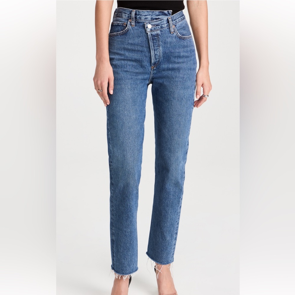 Agolde Crisscross Straight Jeans